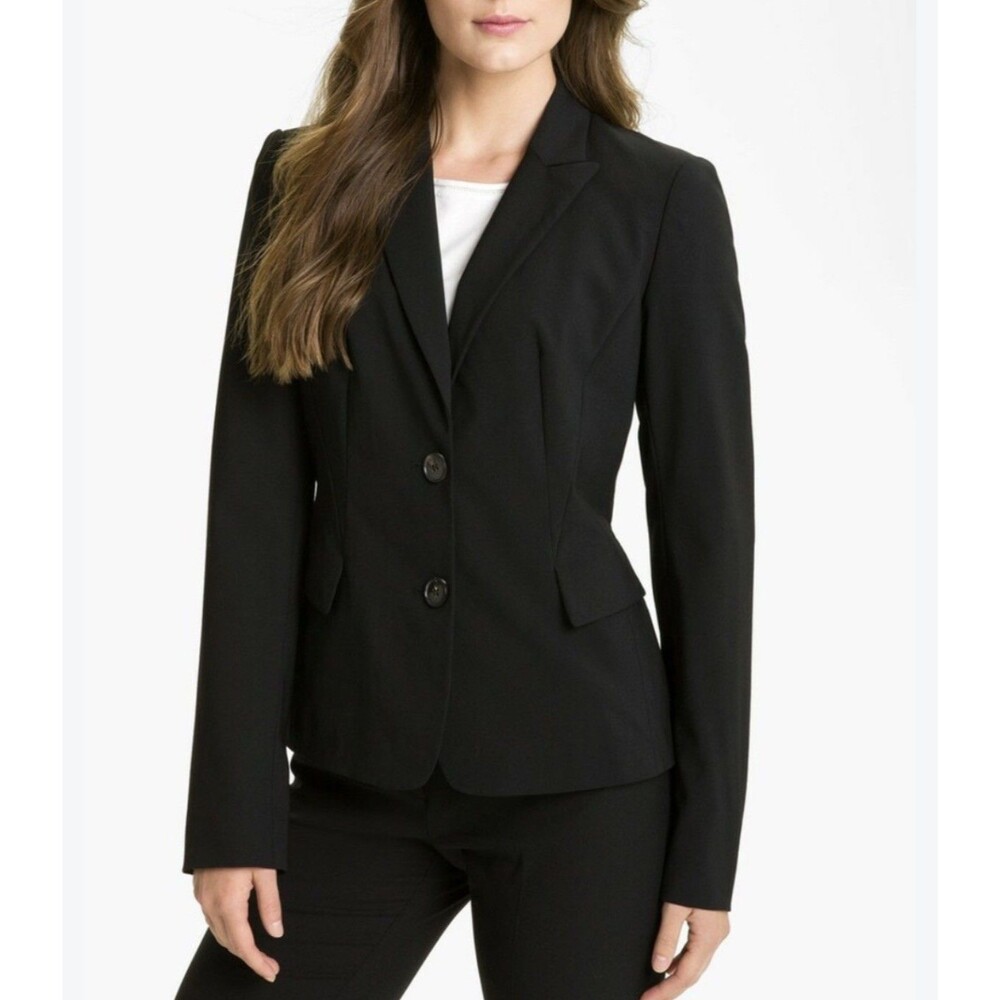 Banana Republic Black Blazer Women's Size 4 Two Button Career Jacket